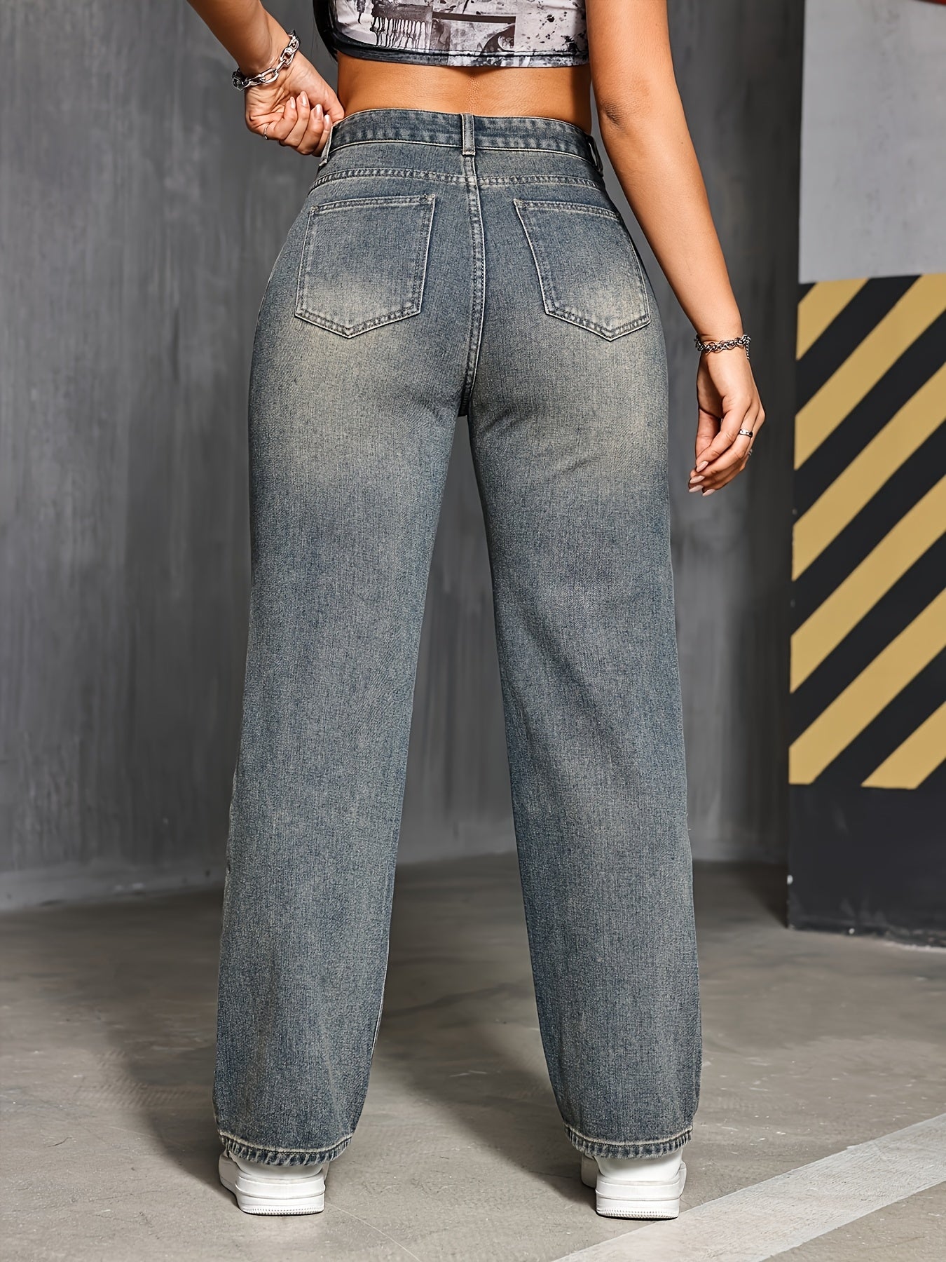 Plain Washed Blue Loose
