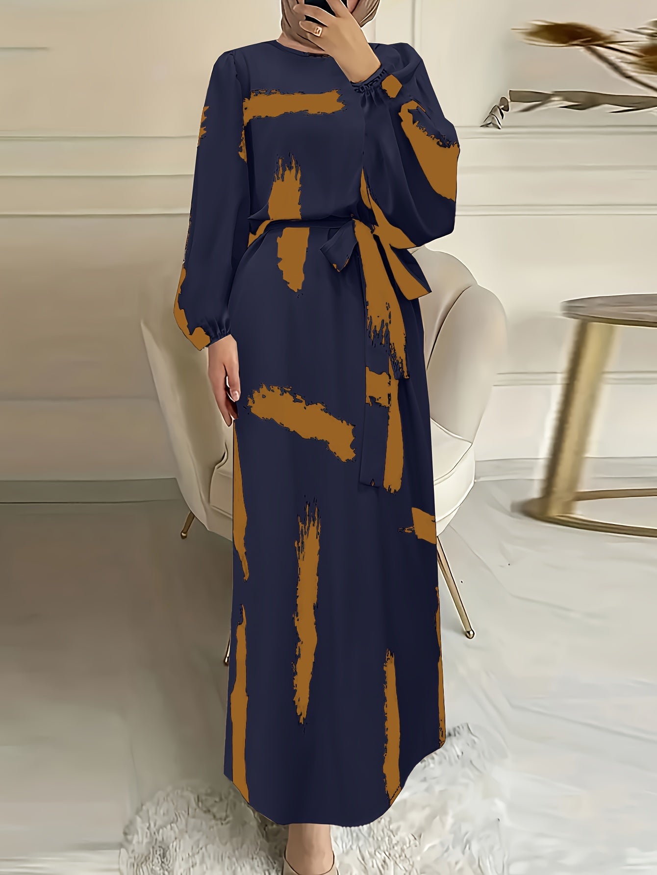 Desert Bloom Abaya