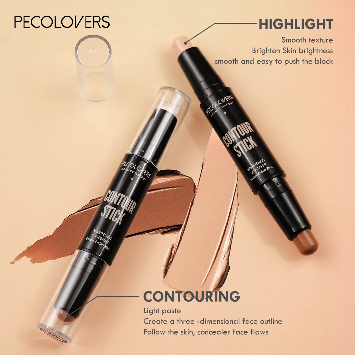 Contouring Stick with Double-headed Concealer