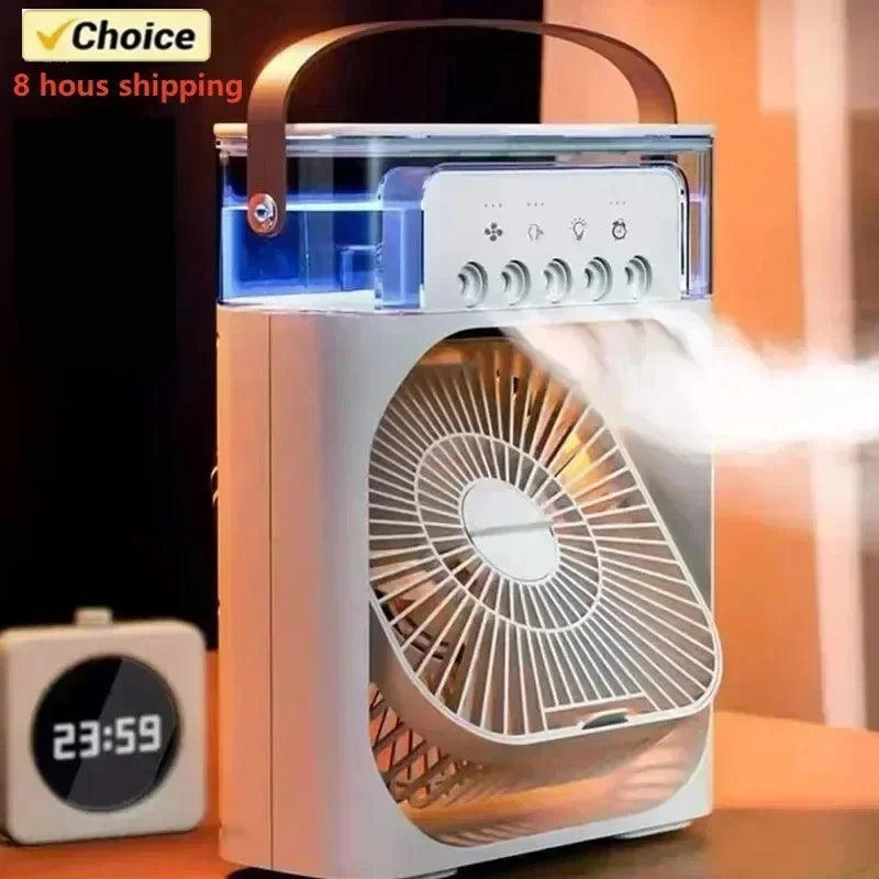 3 In 1 Portable Humidifier Fan Mini Air