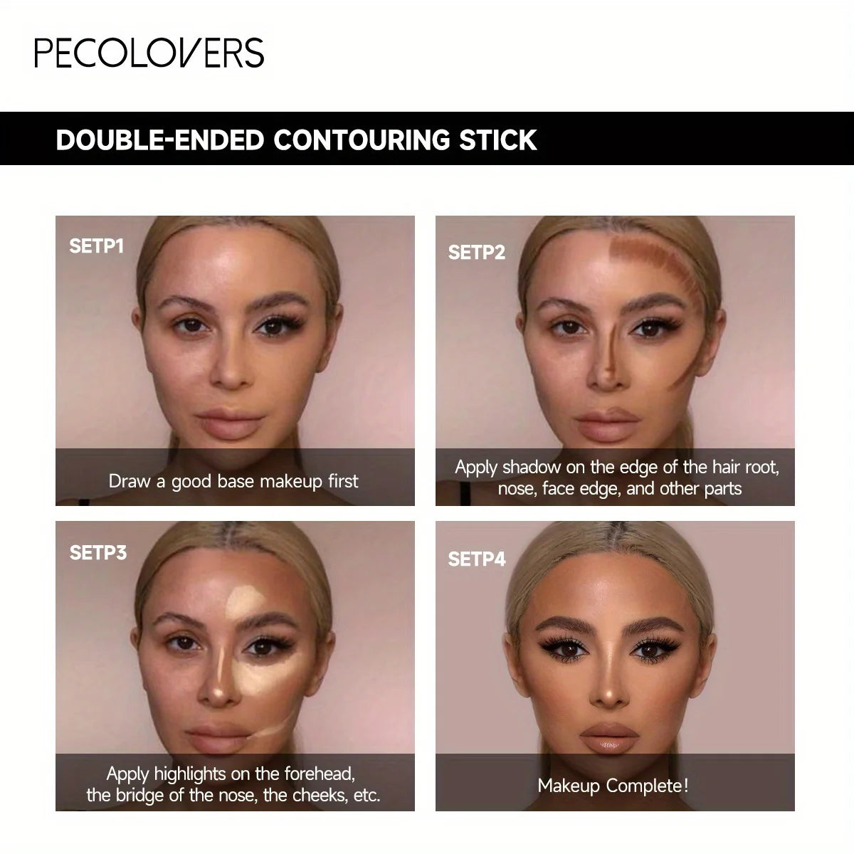 Contouring Stick with Double-headed Concealer