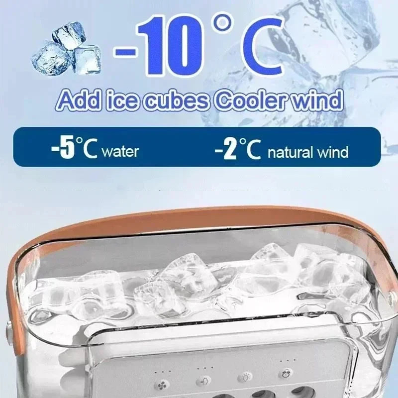 3 In 1 Portable Humidifier Fan Mini Air