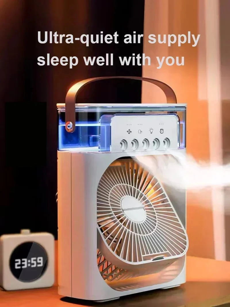 3 In 1 Portable Humidifier Fan Mini Air