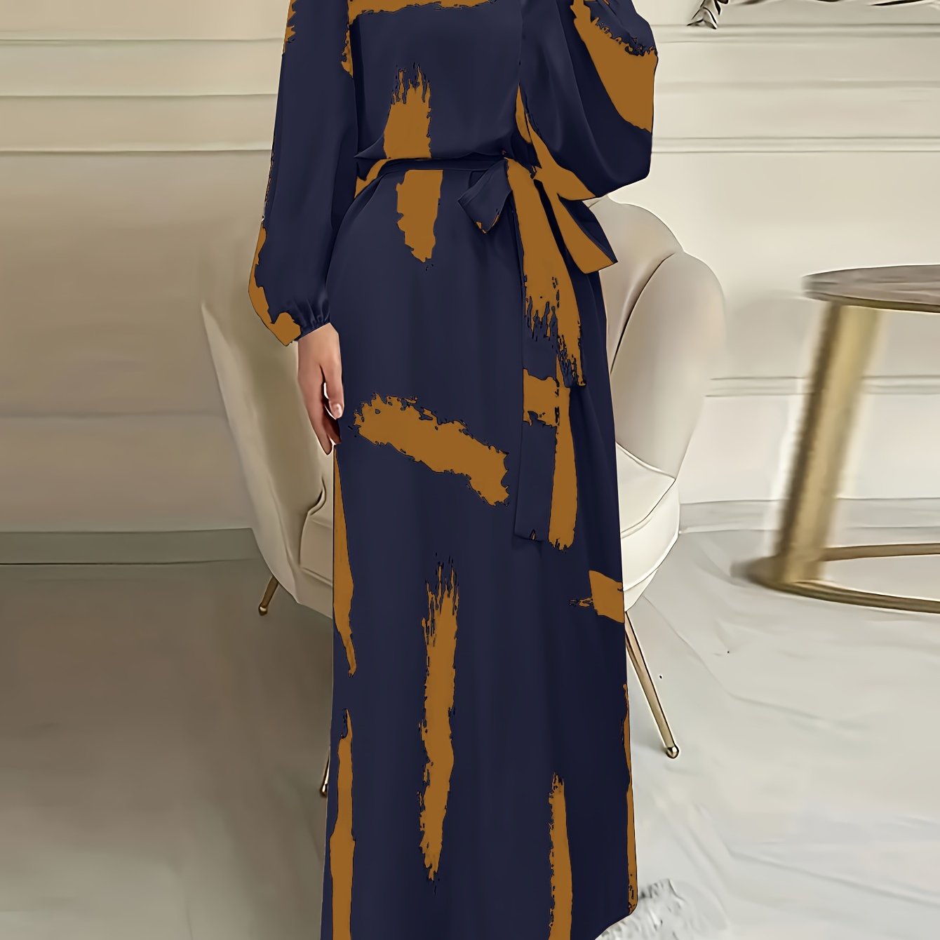 Desert Bloom Abaya